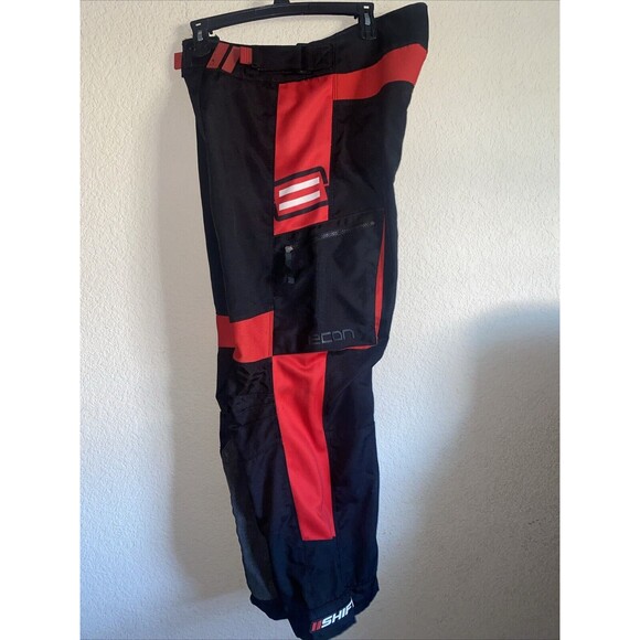 Shift Racing Recon Pants Men 32x 31 Motocross MX ATV Adjustable Pockets Red - Picture 1 of 12